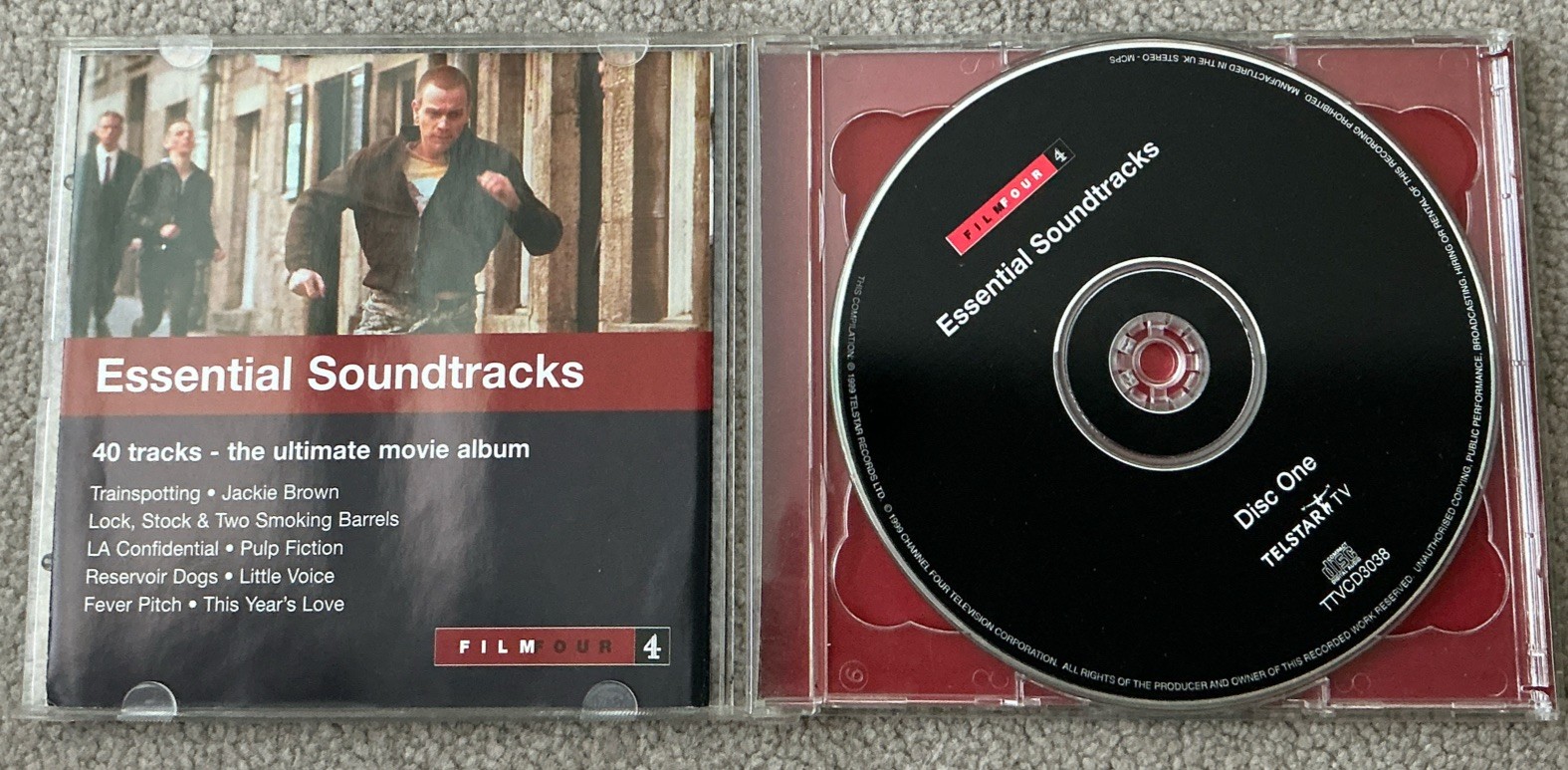 Essential Soundtracks Double CD 40 Tracks The Ultimate Movie Album Trainspotting