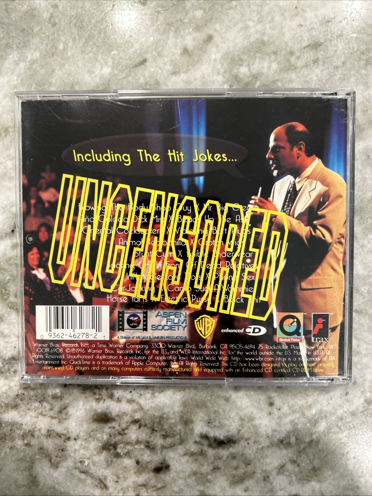 Robert Schimmel Comes Clean CD 1996 Warner Bros [Enhanced] CD NEAR MINT