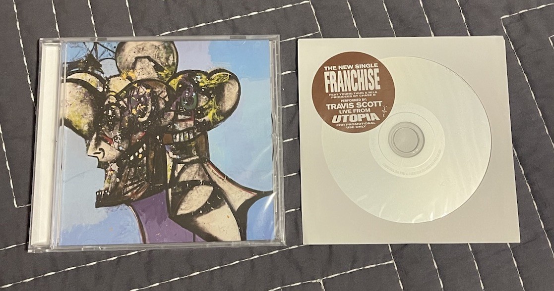 Travis Scott Franchise Deluxe CD & Promo CD