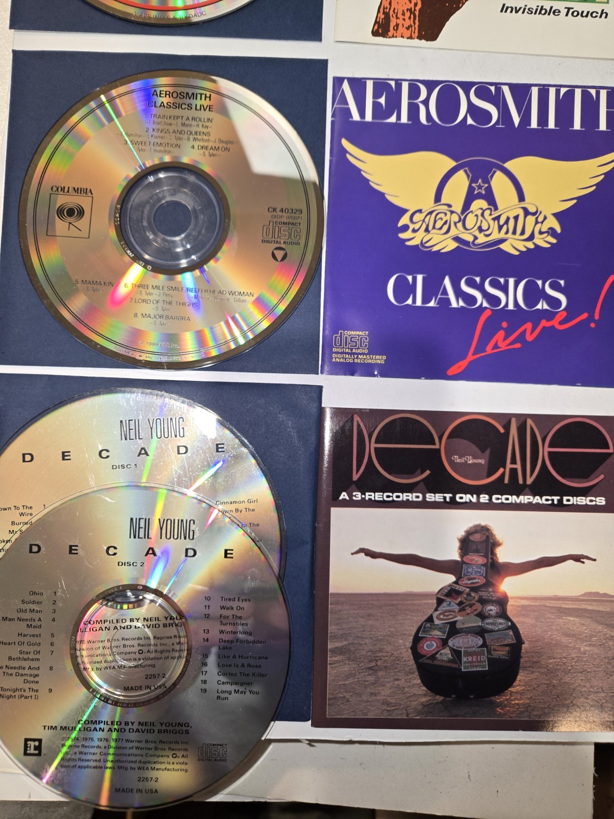 CLASSIC ROCK 9 CD LOT - CCR, GENESIS, SANTANA, etc.- PLEASE READ DESCRIPTION