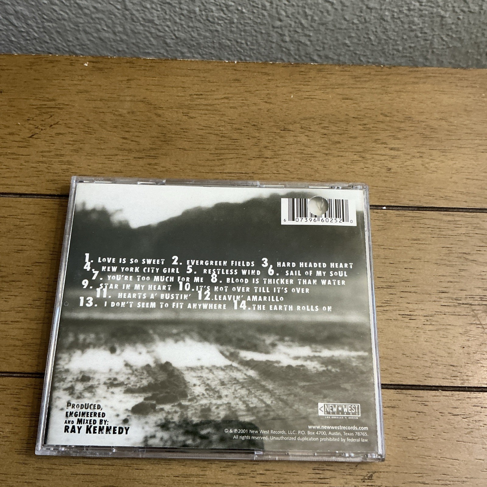 SHAVER, The Earth Rolls On CD, NM, New West Records, 2001