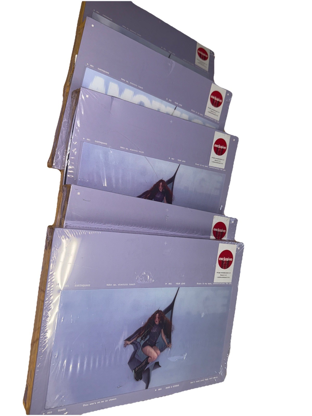 Lot of 5 Jisoo - AMORTAGE (Exclusive Purple Ver, CD) - NEW !!!