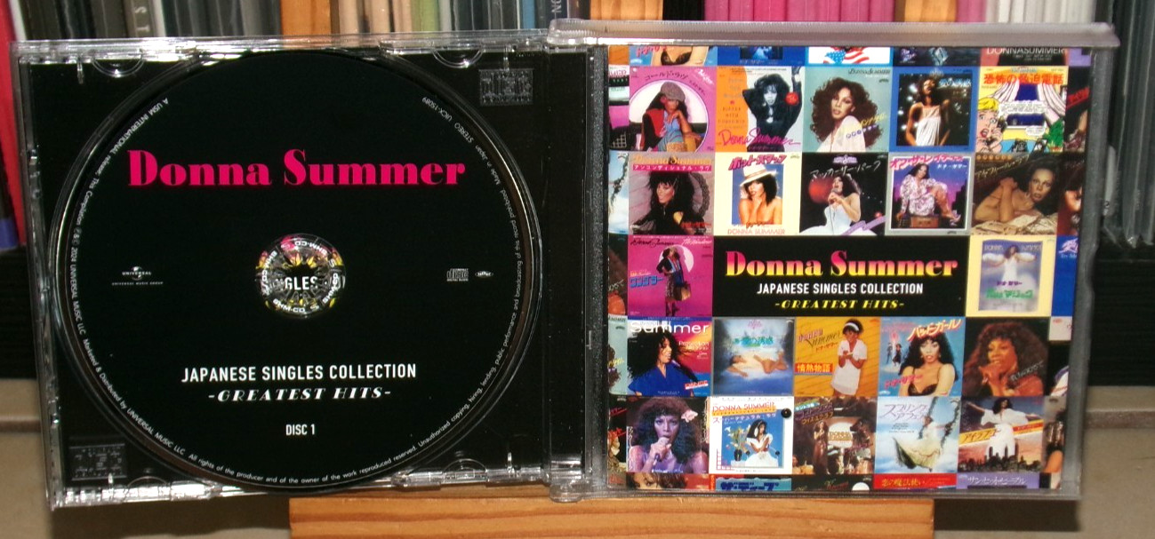 DONNA SUMMER JAPANESE SINGLES COLLECTION 4CD HOT STUF BAD GIRLS LAST DANCE IFEEL