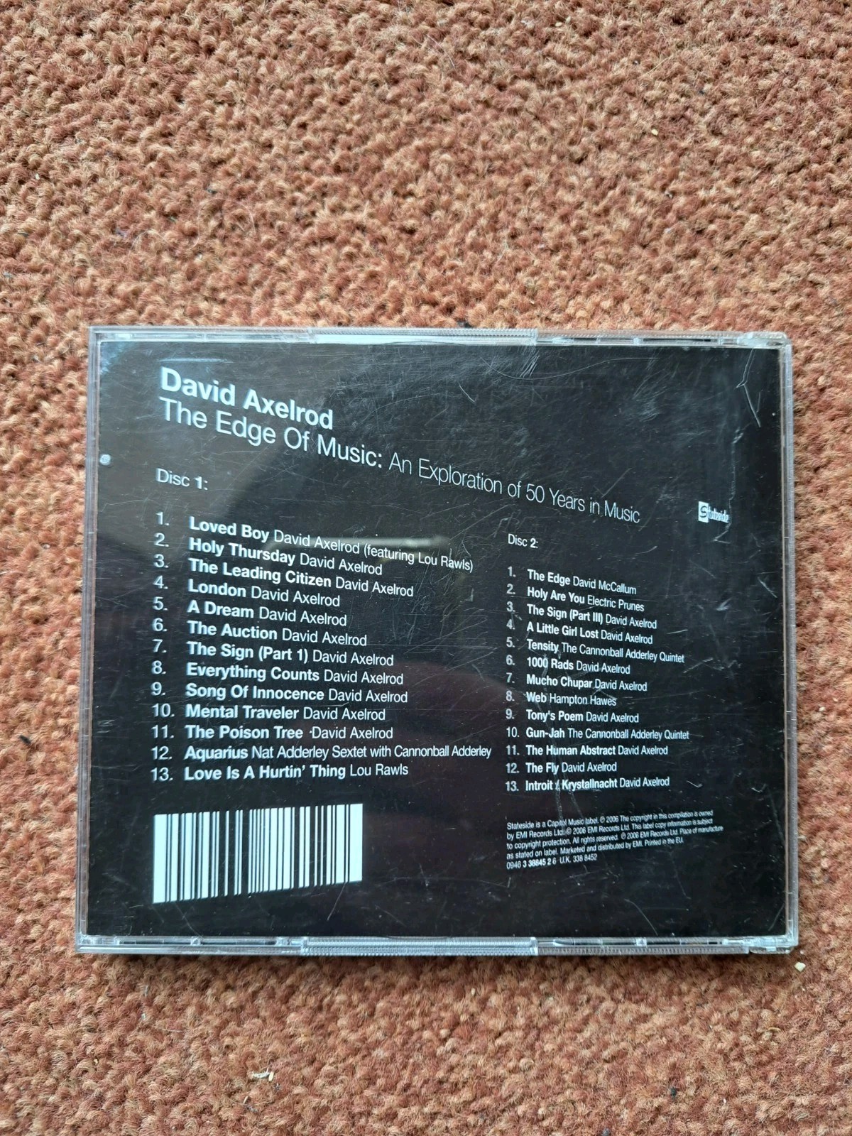 David Axelrod – The Edge Of Music: Exploration Of 50 Years In Music - CD Album