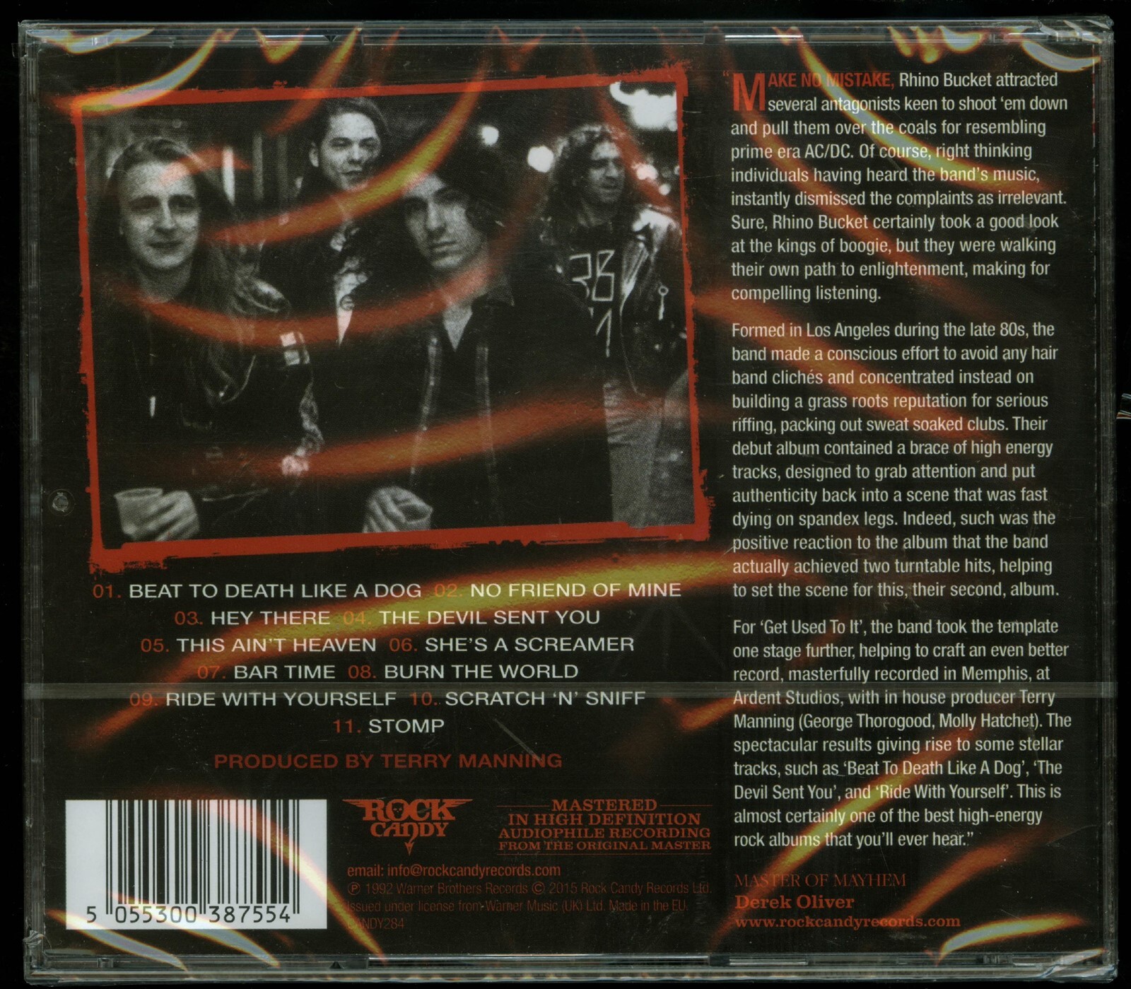 Rhino Bucket Get Used To It CD new Rock Candy Records