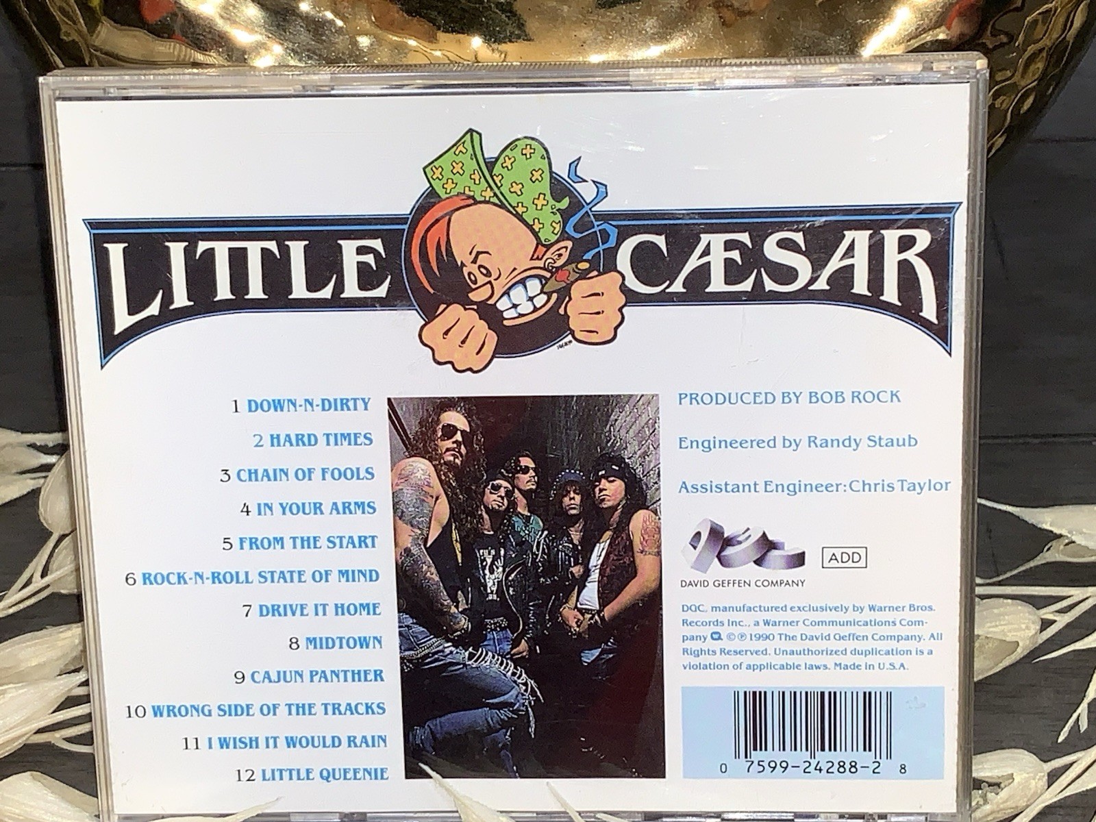B7 Little Caesar: Self Title Geffen 9-24288-D2/ Metal, Hair Heavy Glam