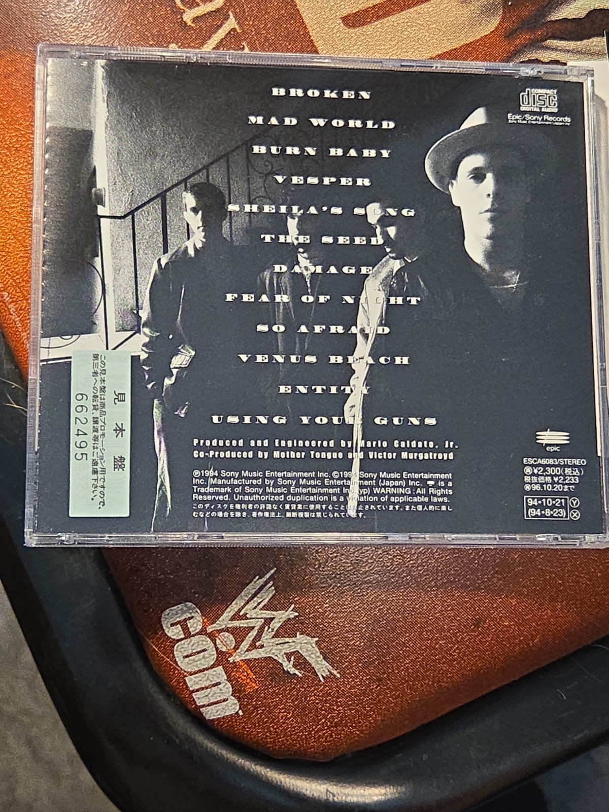 Mother Tongue Self Titled Japan CD OBI Promo 1994 Epic Sony Alt Rock ESCA 6083