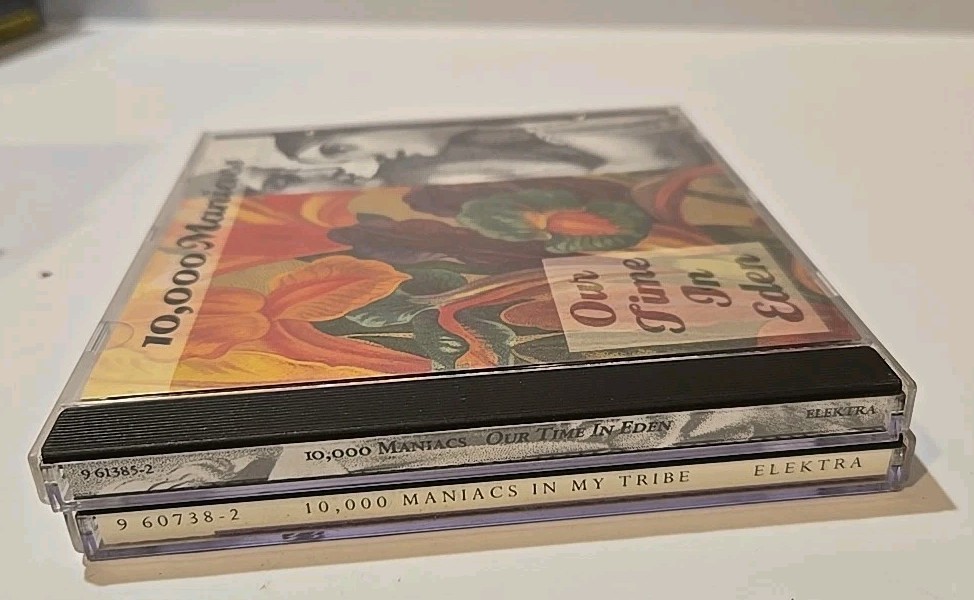 10000 MANIACS - 2 CD LOT: Out Time in Eden & In My Tribe - EXCELLENT CONDITION