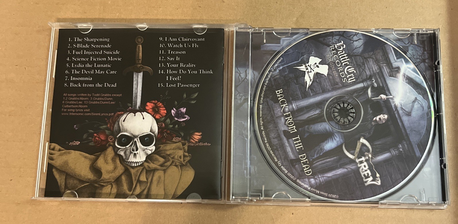 Siren - Back from the Dead US Old School Power Metal Mint Condition