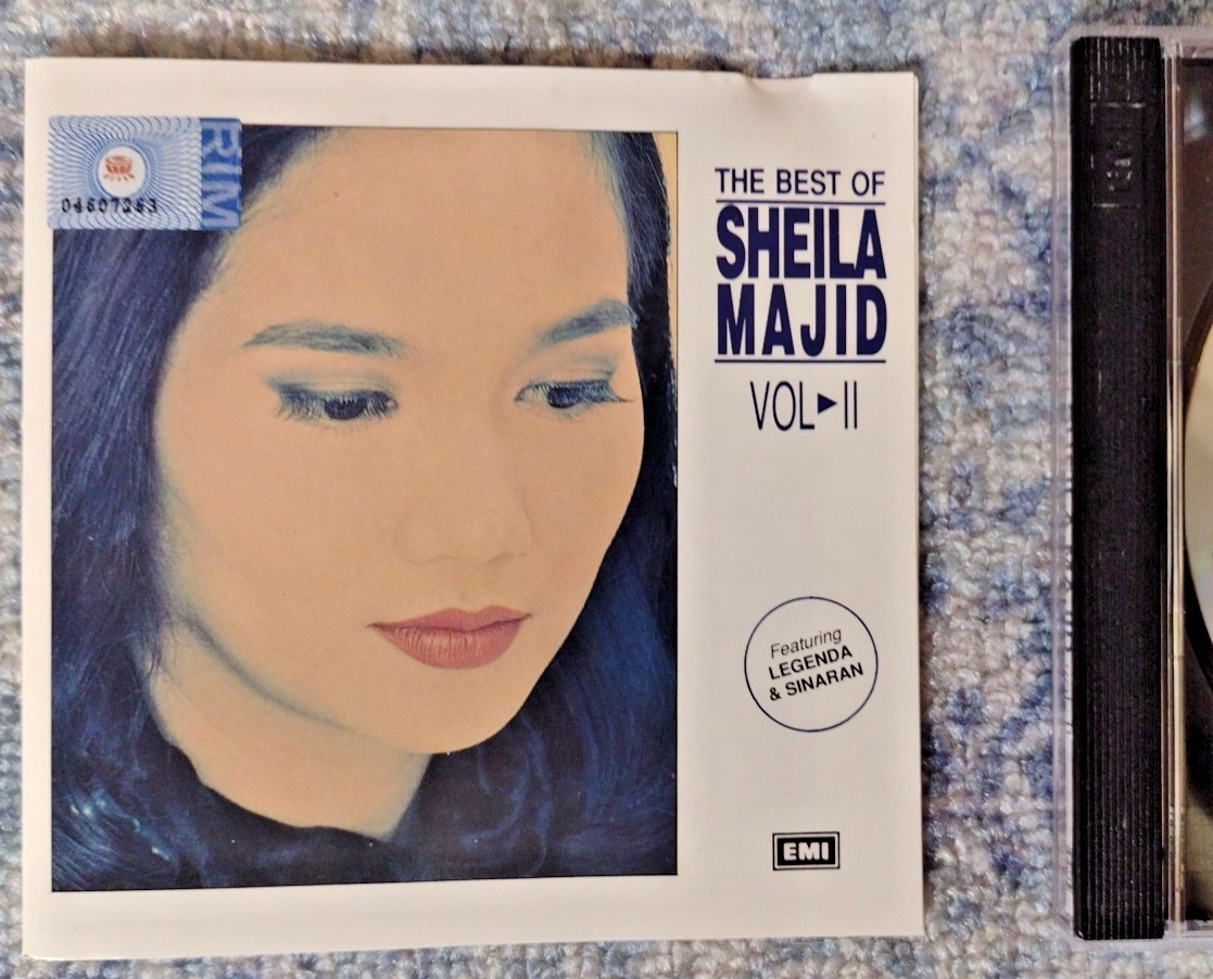 THE BEST Of SHEILA MAJID VOL. 2 CD 1991 EMI Malaysia's "Queen Of Jazz!"