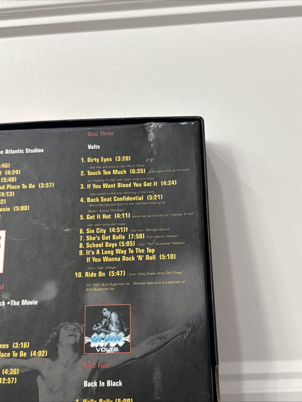 Bonfire by AC/DC (CD, 1997) Box Set 4 Discs, Book & Extras