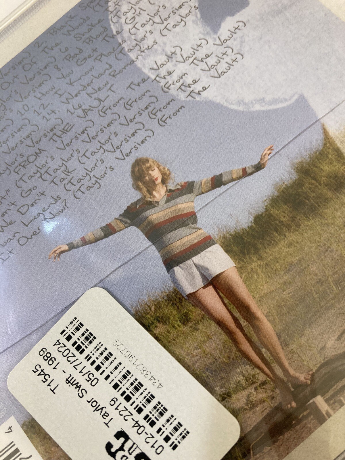 Taylor Swift 1989 (Taylor'sVersion) Rose Garden Pink Deluxe Poster Edition CRACK