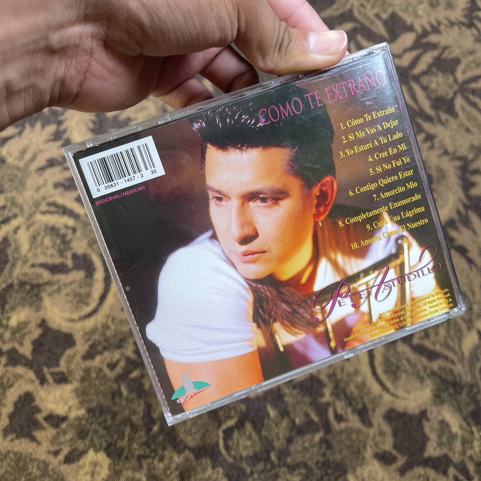 Pete Astudillo Como Te Extrano - Latin Tejano 1995 EMI Latin