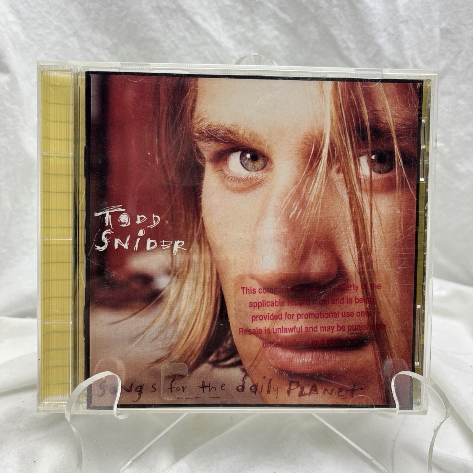 Songs for the Daily Planet by Todd Snider (CD, 1994) USED Promo Sticker