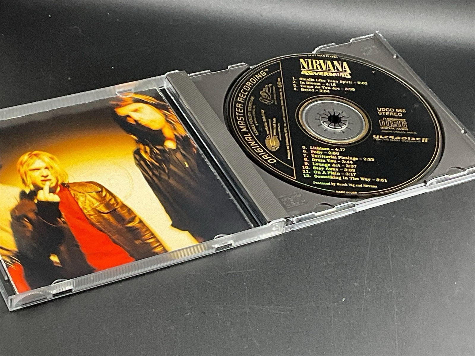 Nirvana " Nevermind " Original Master Recording, Missing Back Cover Art