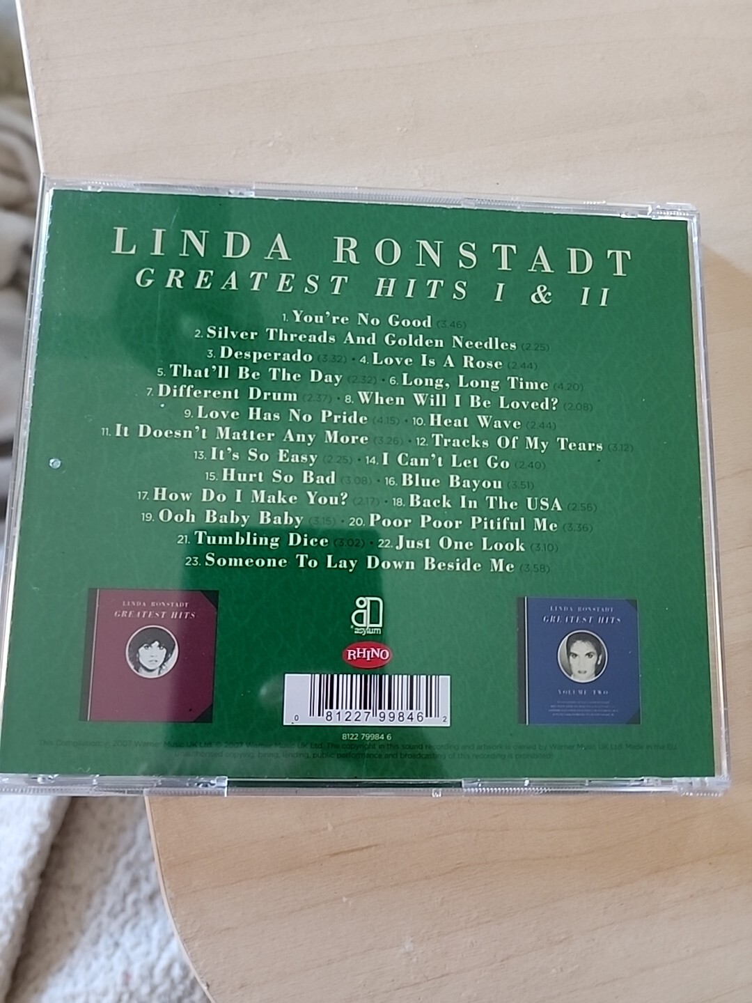 Greatest Hits, Vol. 1 and 2 by Ronstadt, Linda (CD, 2007)