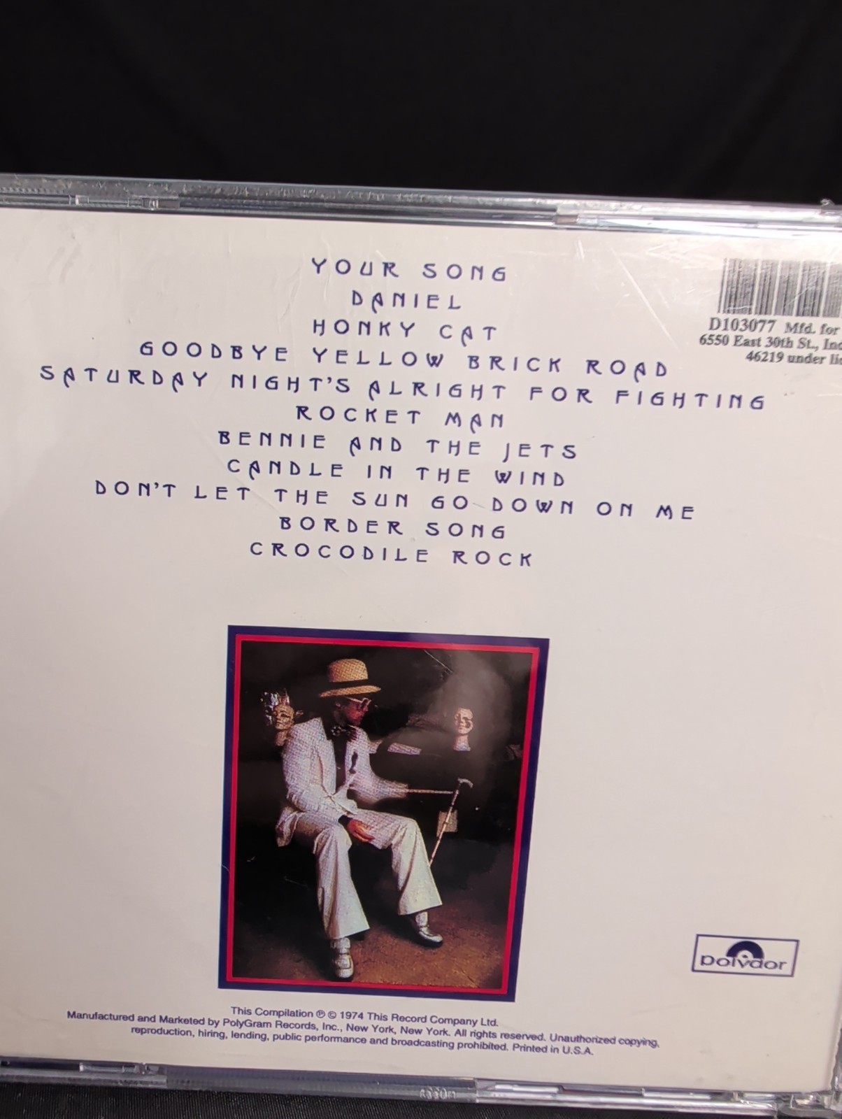 Elton John Greatest Hits CD Polydor Records 1974 NEW SEALED Pop Rock Rocket Man
