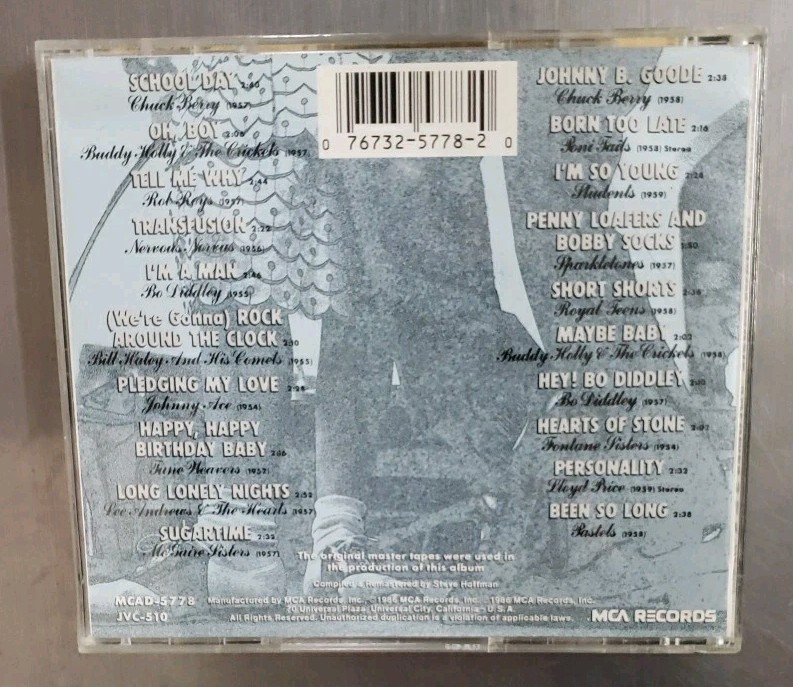 Vintage Music Volumes 3 & 4 Collectors Series CD 1988 MCA Rock n Roll Pop Oldies