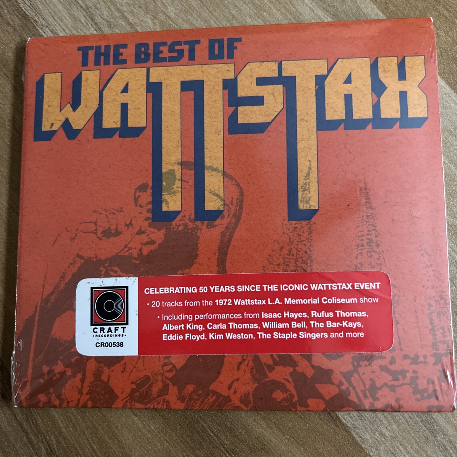 The Best of Wattstax Various (50 Years Since 1972 LA Memorial) CD Sealed Craft