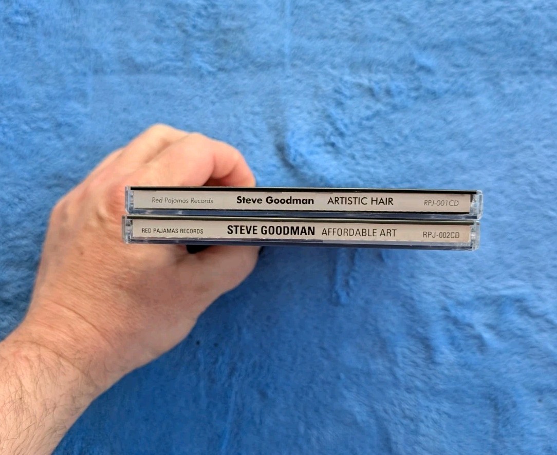STEVE GOODMAN 2 CD Folk Country Singer Songwriter Affordable Art Artistic Hair