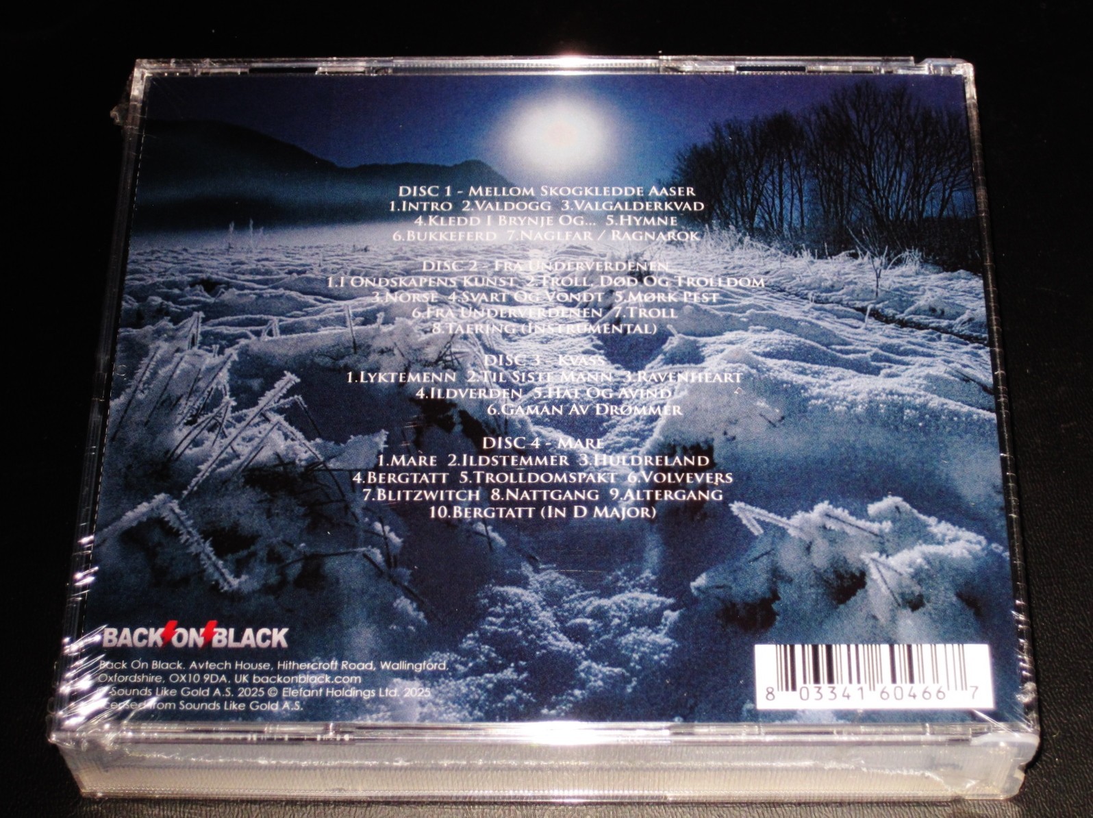 Kampfar: Indie Recordings Archive Vol. 1 4 CD Box Set - Mellom, Kvass, Mare NEW