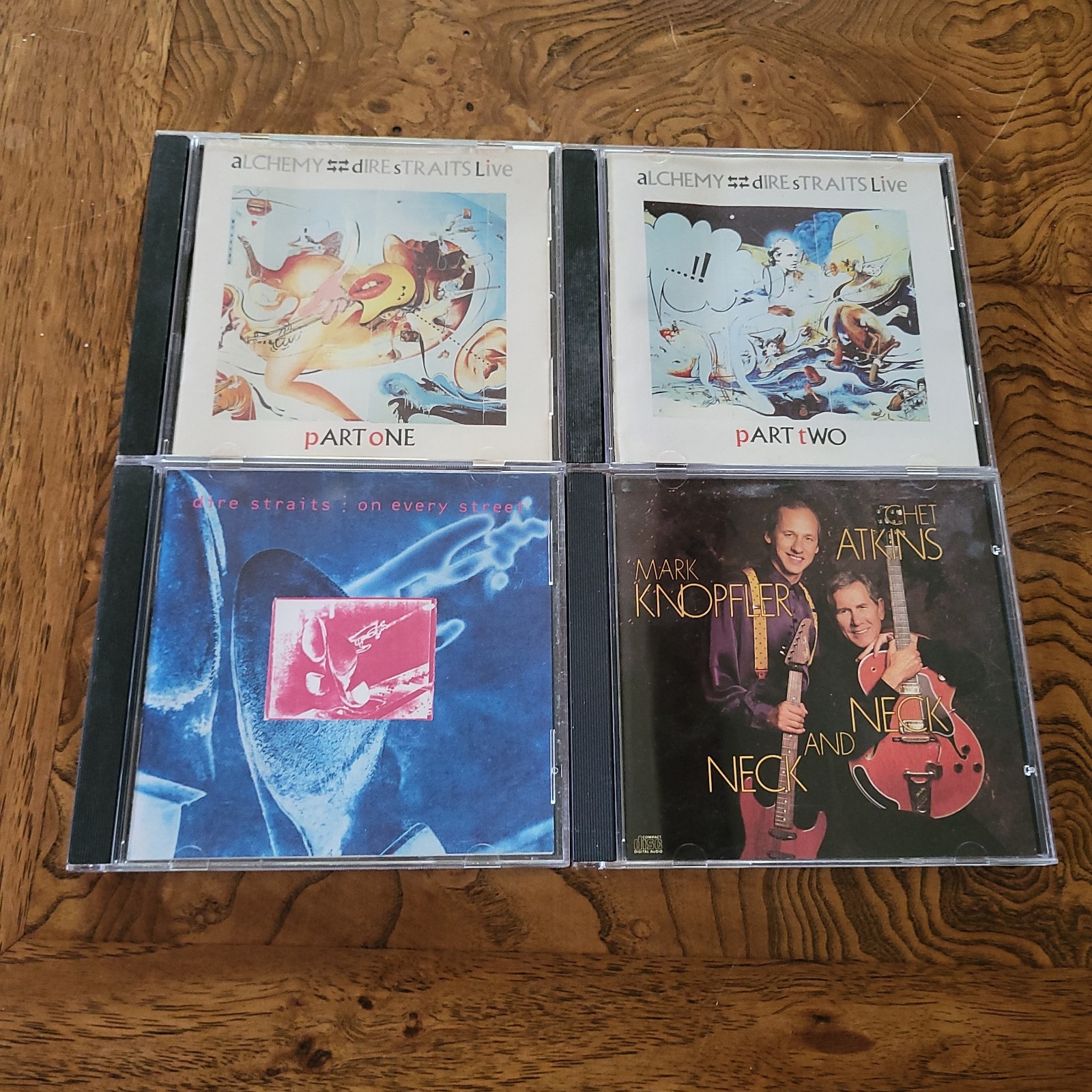 DIRE STRAITS CD Lot ALCHEMY PART 1 & 2 On Every Street Mark Knopfler Chet Atkins