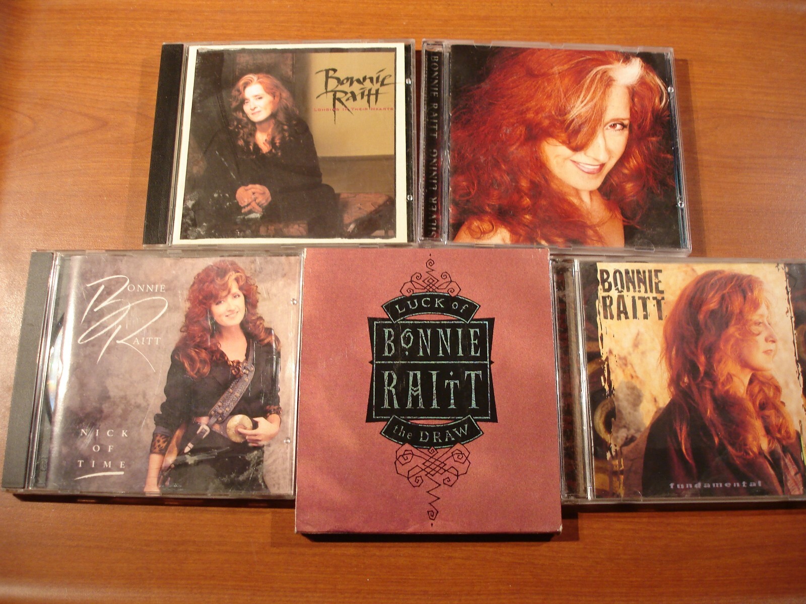 Bonnie Raitt - 5 CD Lot ~ Silver Lining, Nick of Tome, luck of the Draw & More