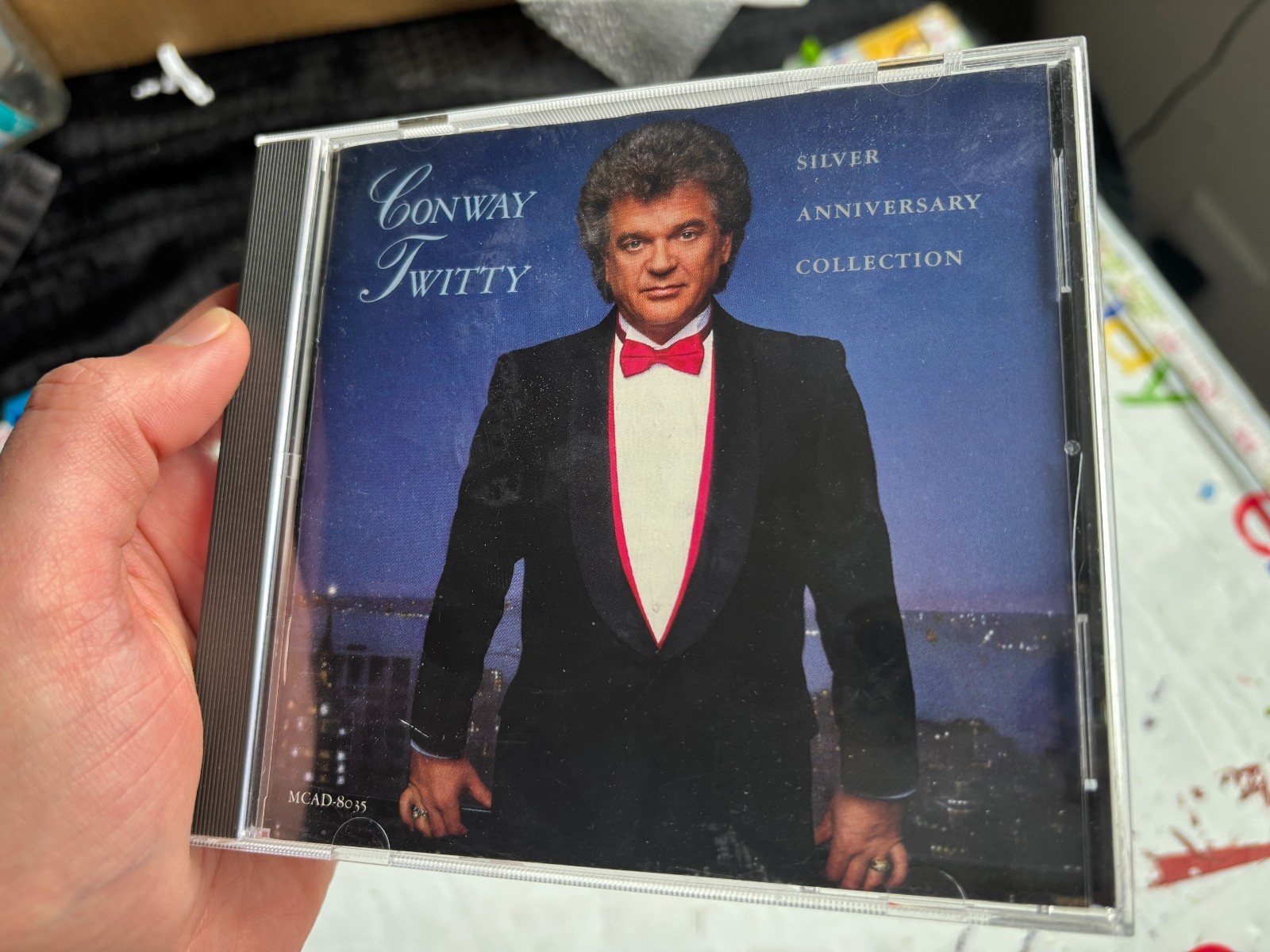 Conway Twitty The Legend Vol. 1 and Silver Anniversary Collection CDs Tested