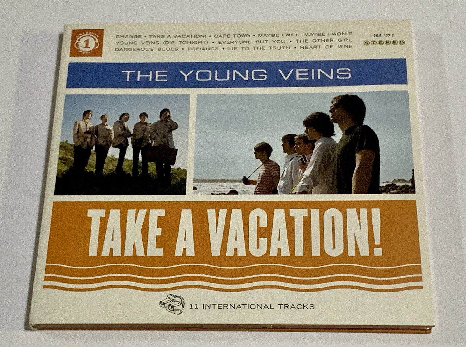 Rare The Young Veins Take A Vacation! Digipak CD Album 2010 One Haven OHM-103-2