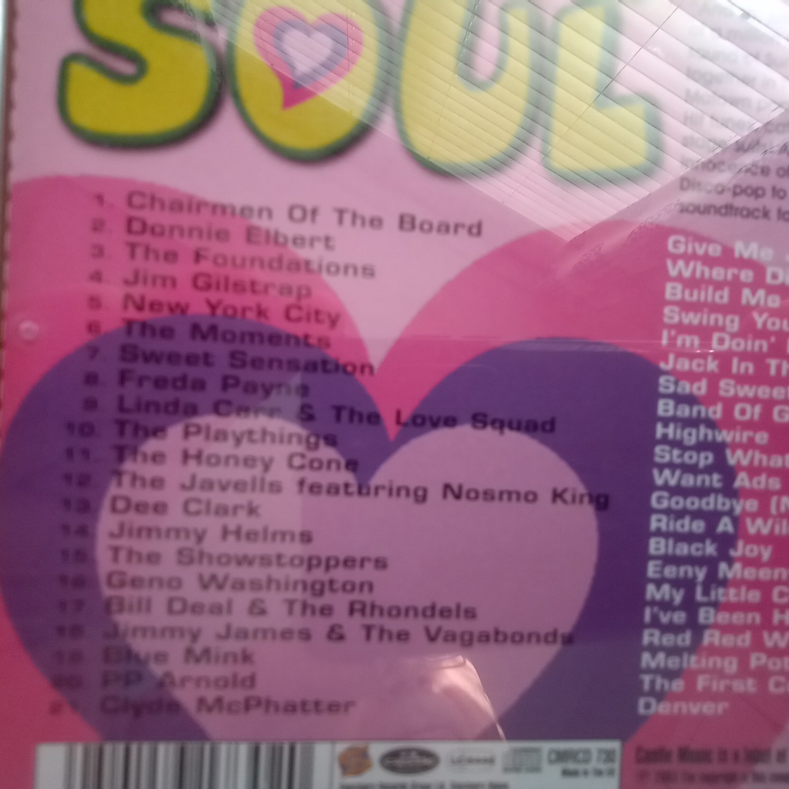 Bubblegum Soul 21 Popcorn Soul-Pop Classics CD NMtoM Various Soul R&B Shag