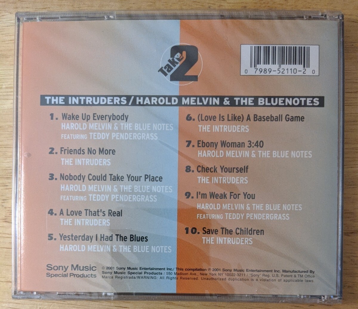 Take 2 [Audio CD] The Intruders/Harold Melvin & Bluenotes (MUSIC0540) New