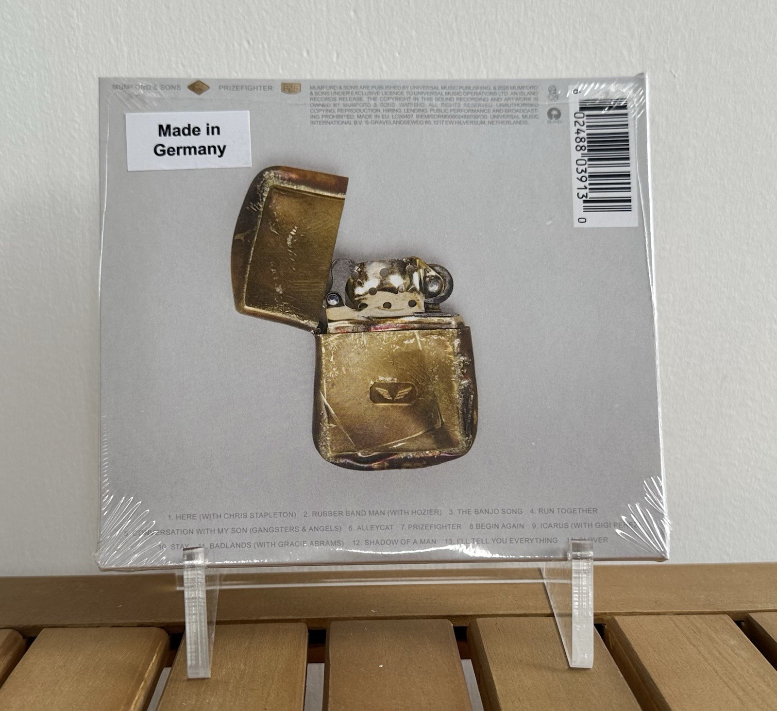 Mumford & Sons - Prizefighter CD (2026) Island Records 8803913 - New & Sealed