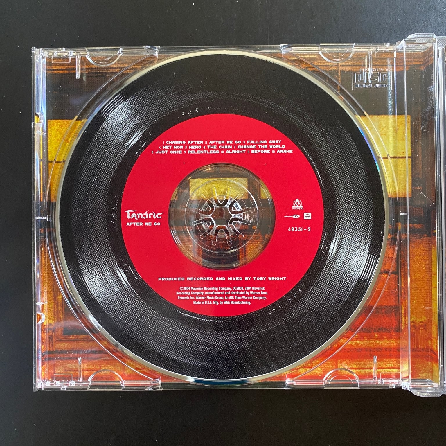 Tantric After We Go CD 2004 Rock Maverick Label Enhanced