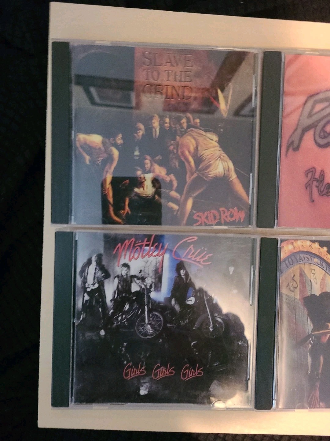Skid Row - Poizon - Motley Crue - Slaughter CD Lot of 4