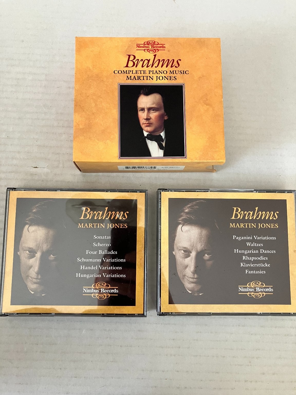 Brahms – Complete Piano Music CD 1992 Limited Edition Classical Nimbus Records