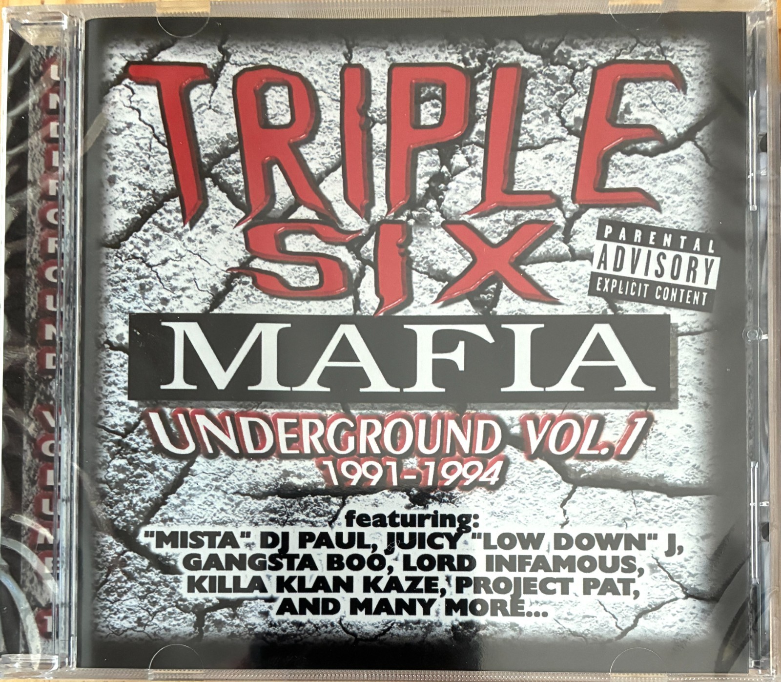 TRIPLE SIX MAFIA - Underground Vol. 1, Vol. 2 & Vol. 3 (Factory Sealed 3-CD Set)