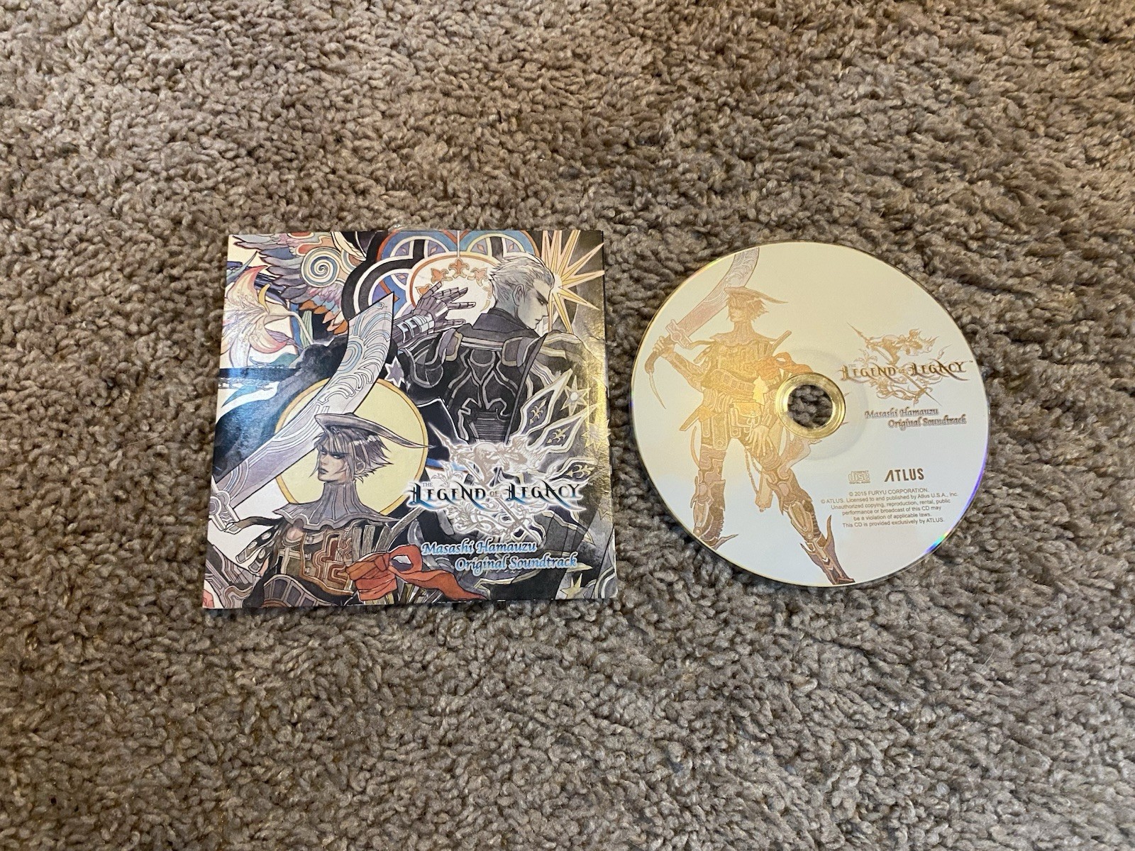Legend of Legacy Video Game Atlus Masahi Hamauzu Soundtrack Music CD