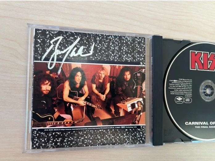 AUTOGRAPH KISS Carnival Of Souls: The Final Sessions(1997, CD) Bruce Kulick Auto