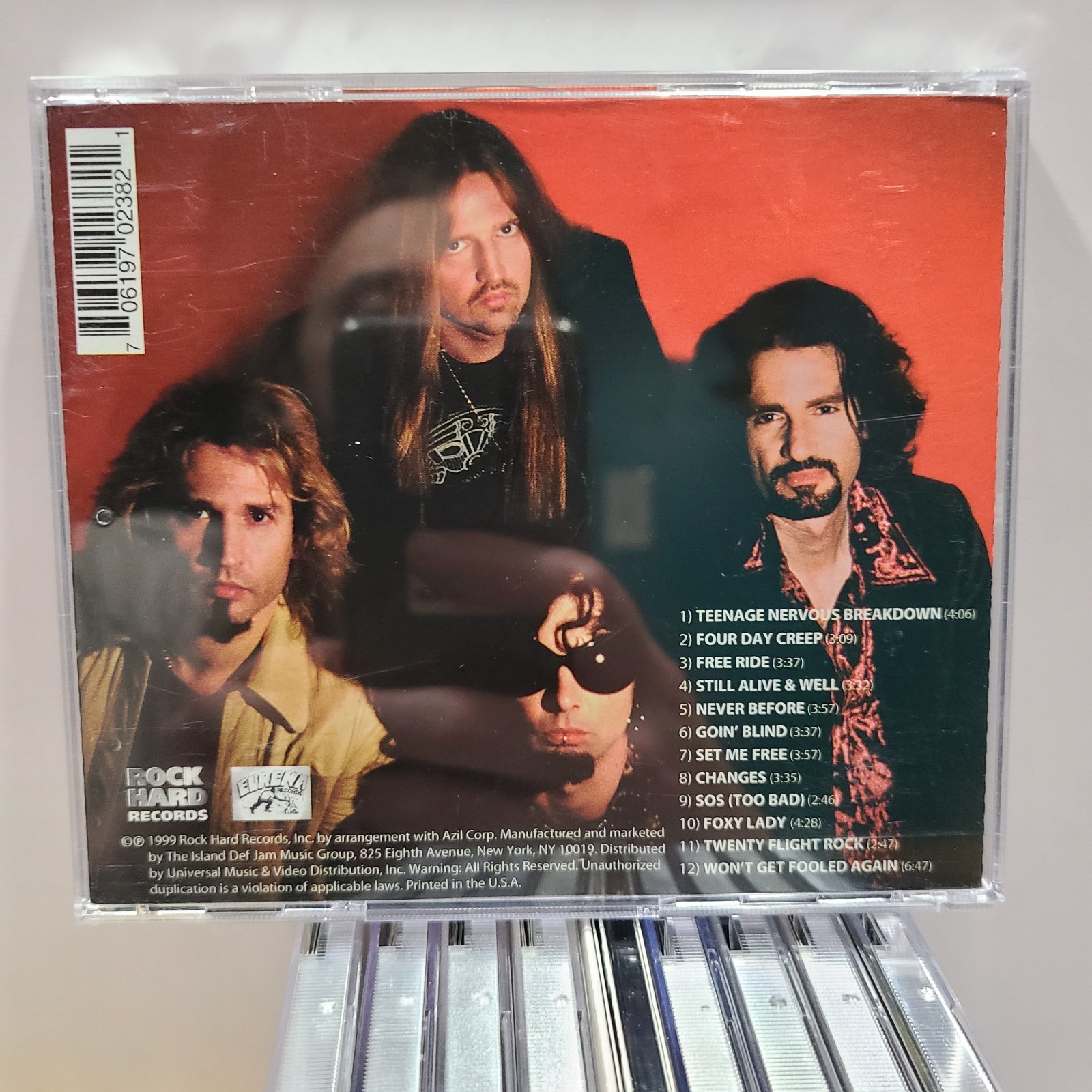 ESP Eric Singer Project CD Rock Hard 1999 NM Mint Disc John Corabi Bruce Kulick