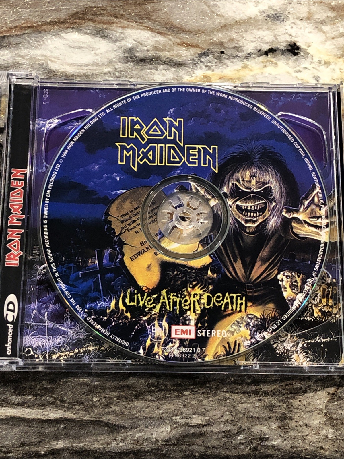 Iron Maiden Live After Death 1998 CD 2 Disc Set EMI UK EU Perfect Like New
