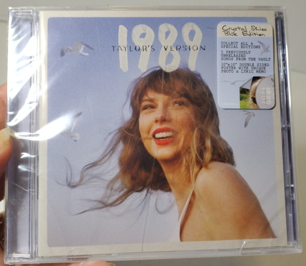 Taylor Swift 1989 Crystal Skies Blue Edition Target Exc. CD + Poster NEW