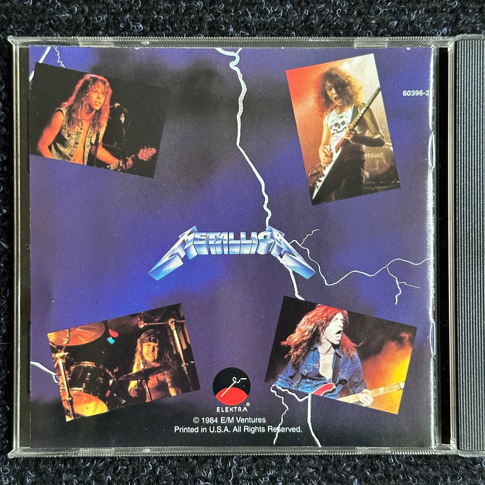 Metallica Ride The Lightning CD 2001 Elektra Reissue Thrash Metal