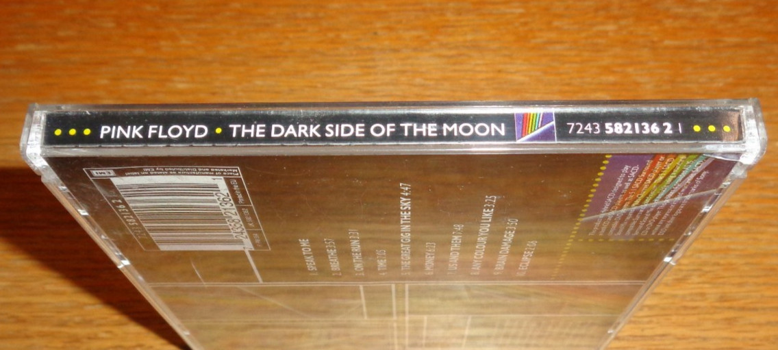 Pink Floyd Dark Side Of The Moon Gold SACD Capitol 5.1 Surround UK 30th Hybrid