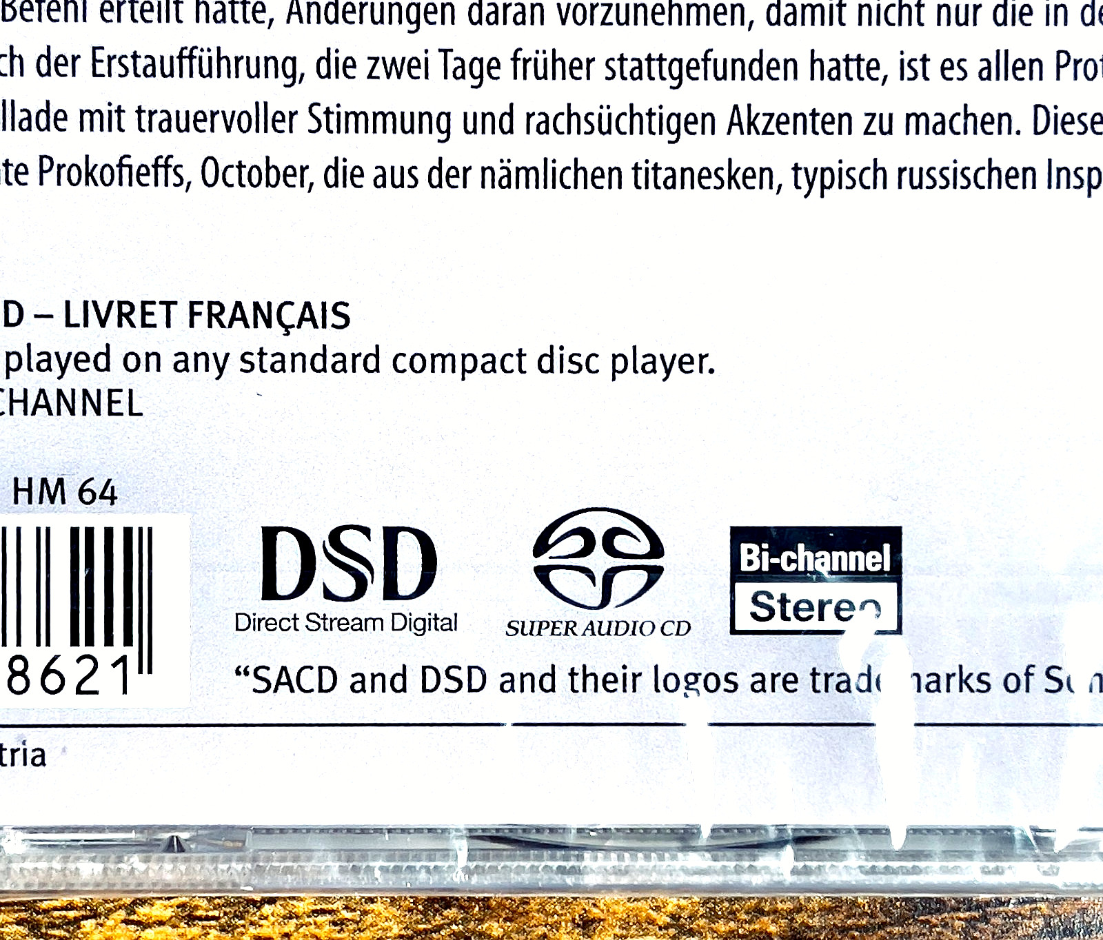 Kondrashin Shostakovich No 13 + Prokofiev October | Praga | DSD SACD SEALED