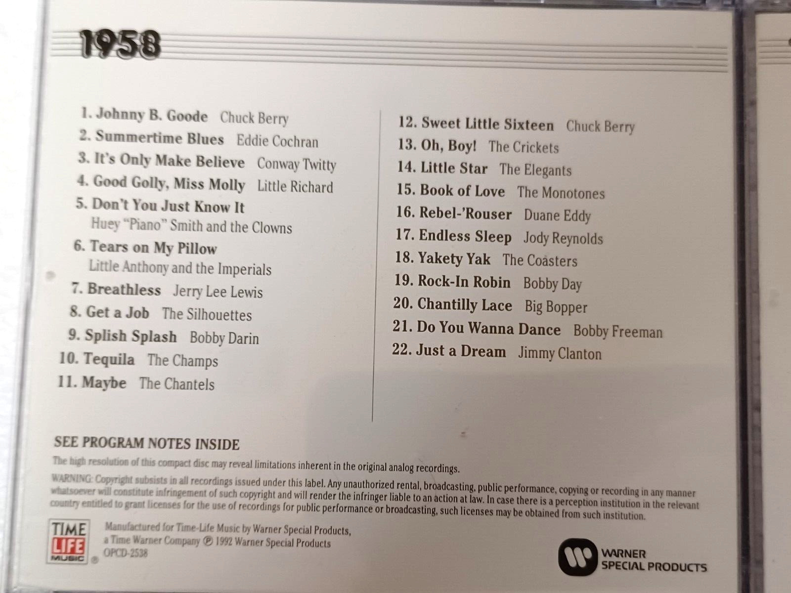 Time Life - Various Artists - The Rock ‘N’ Roll Era CD Lot - 1954-1961