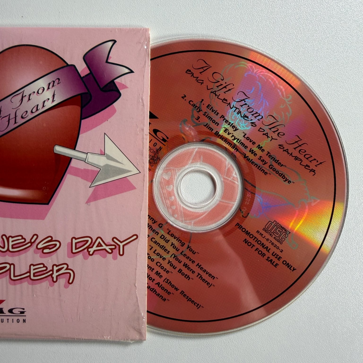 BMG A Gift From The Heart Valentine's Day Sampler CD 1998 Promo Pop R&B