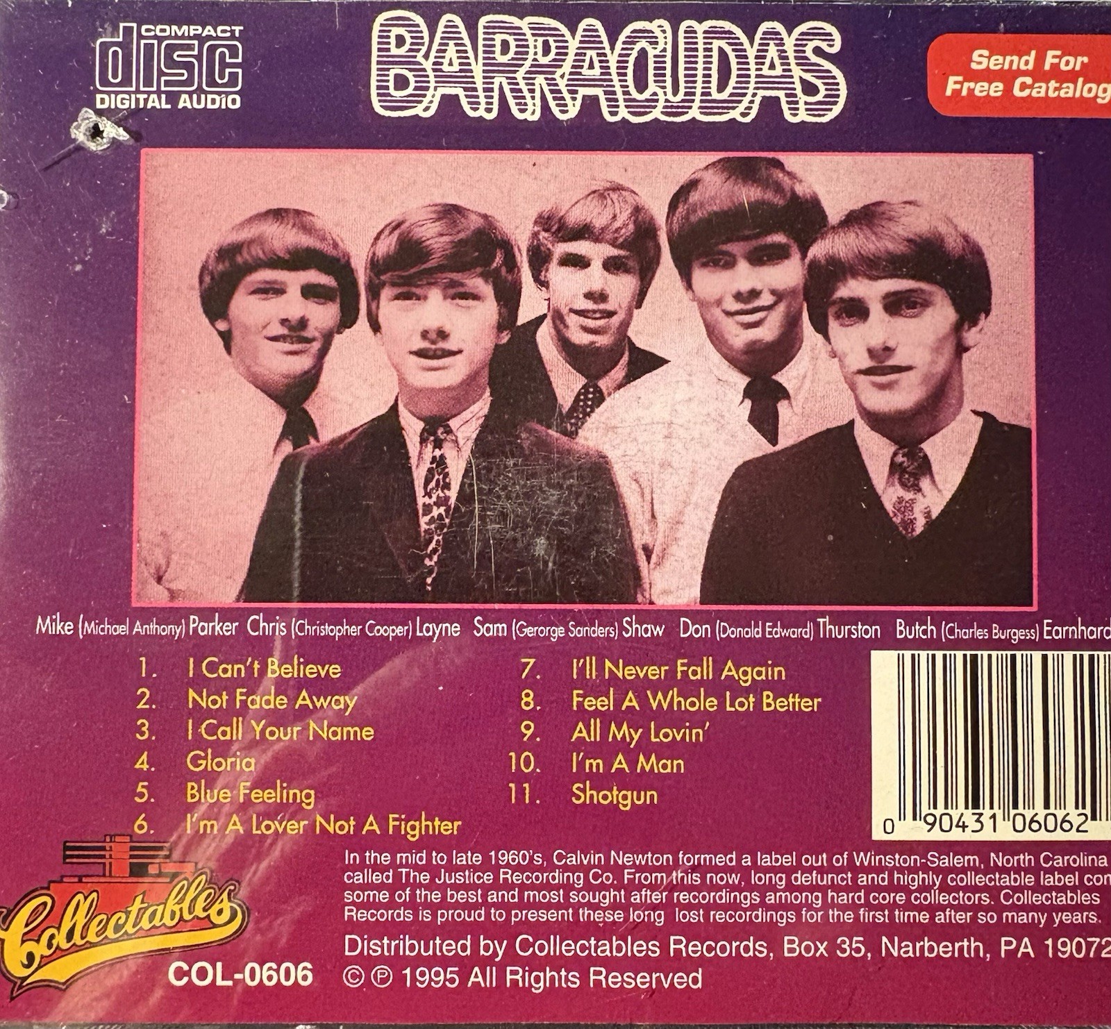 A Plane View of The Barracudas - Collectables CD
