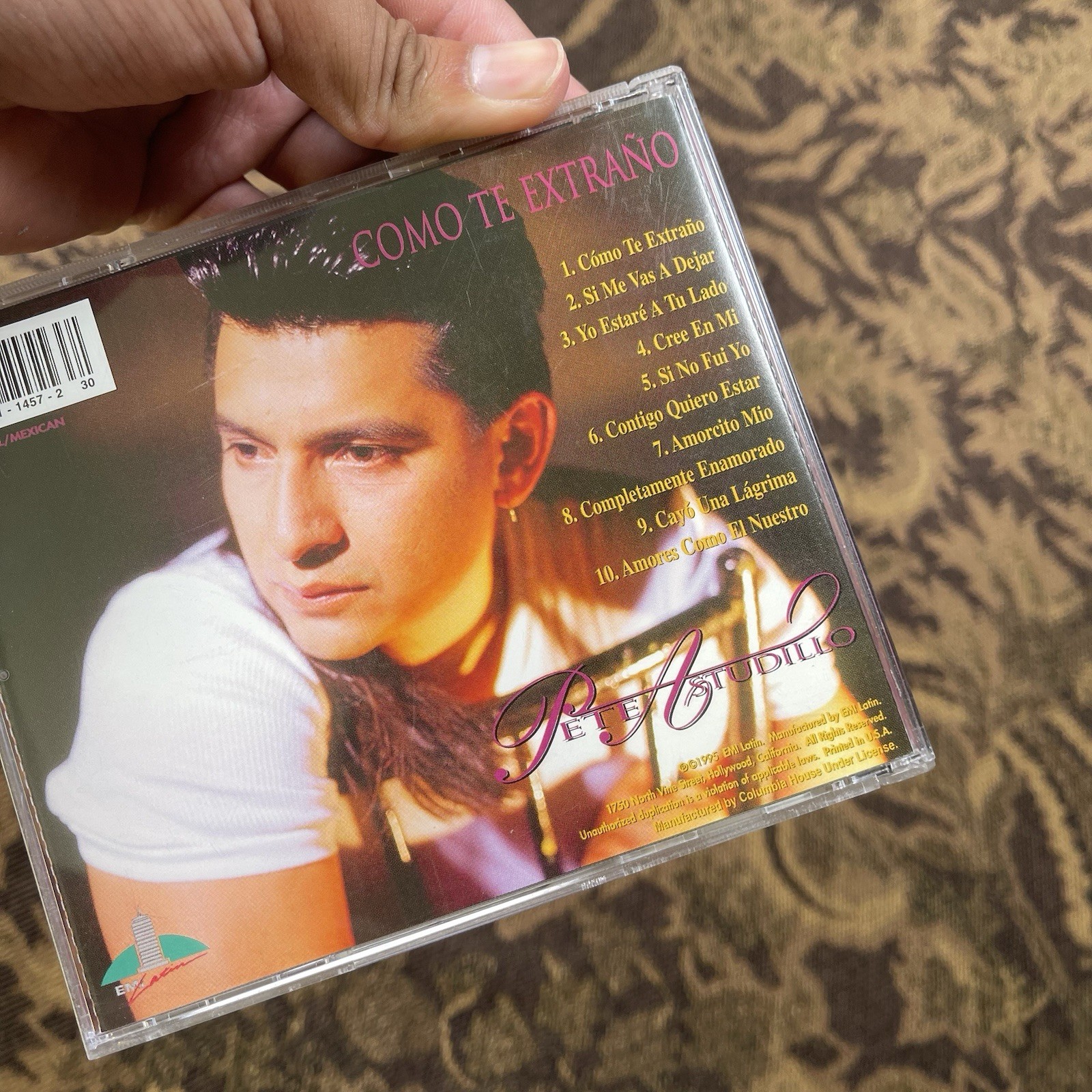 Pete Astudillo Como Te Extrano - Latin Tejano 1995 EMI Latin