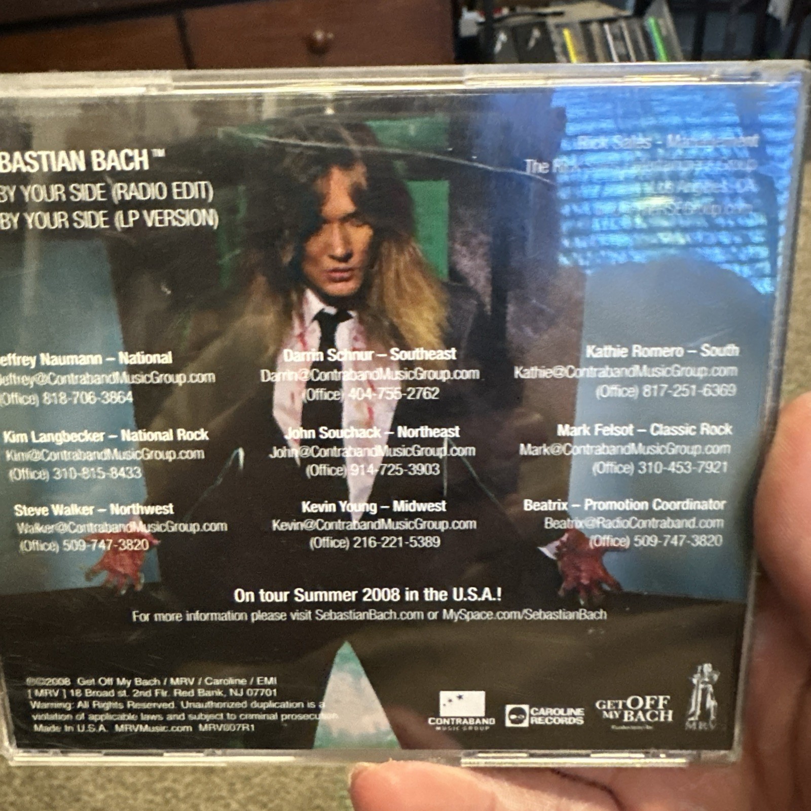 Sebastian Bach - By Your Side (CD, Single, Promo) (Mint (M)) - 3356142828