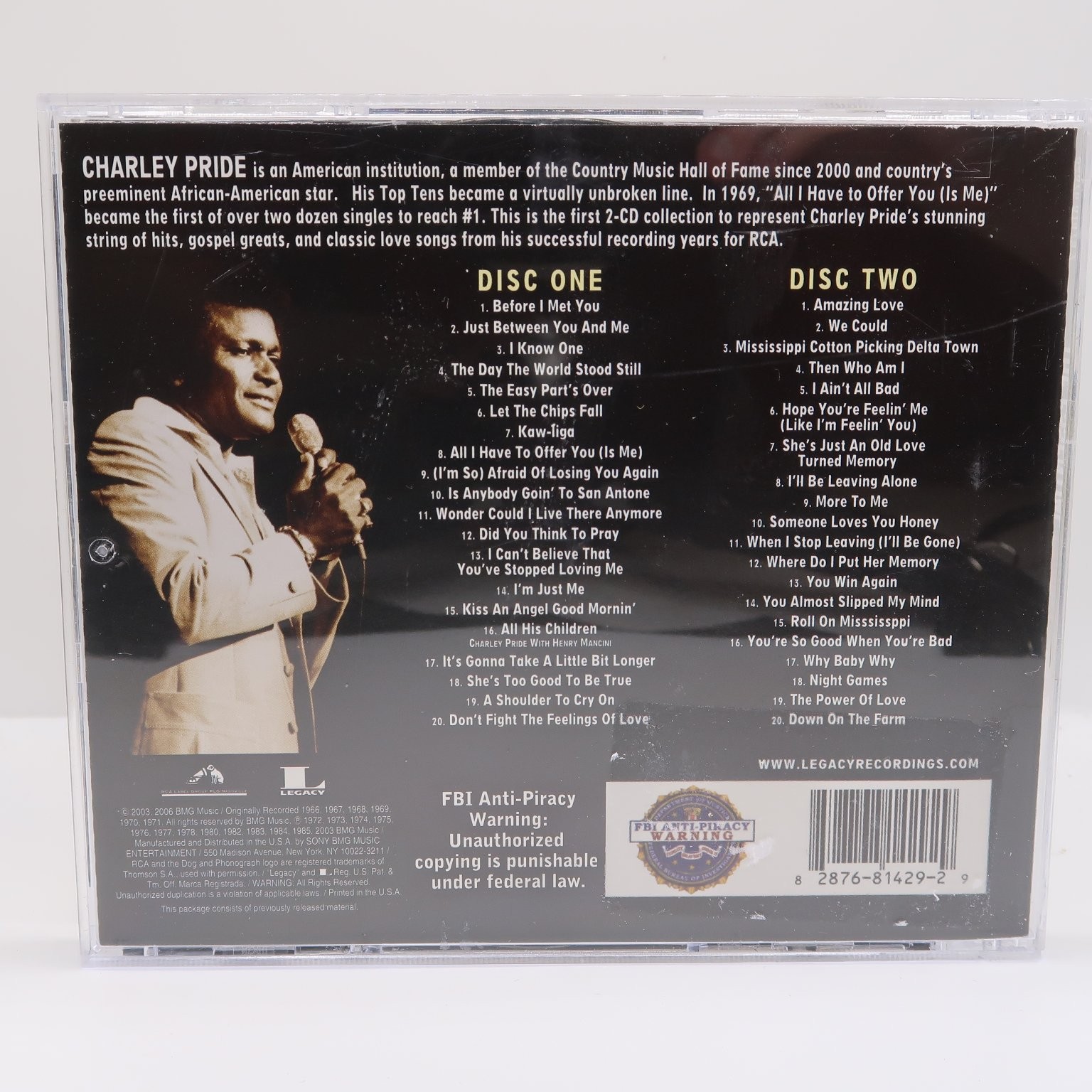 Charley Pride – The Essential CD 2008 Country Gospel LEGACY BMG